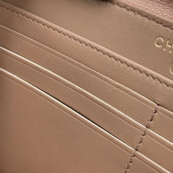 シャネル 長財布 ボーイシャネル ココマーク マトラッセ ラウンドジップウォレット A80815 CHANEL ラウンドファスナー