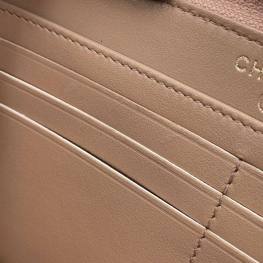 シャネル 長財布 ボーイシャネル ココマーク マトラッセ ラウンドジップウォレット A80815 CHANEL ラウンドファスナー