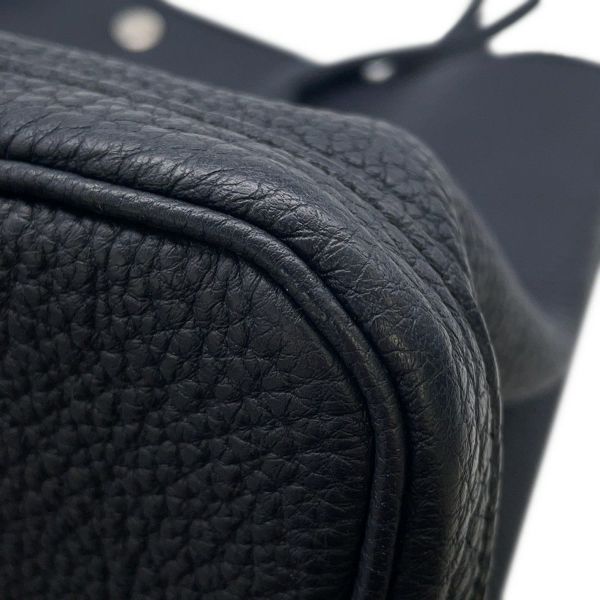 エルメス トートバッグ ガーデンパーティPM ブルーニュイ/シルバー金具 ネゴンダ X刻印