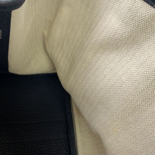 エルメス トートバッグ ガーデンパーティPM ブルーニュイ/シルバー金具 ネゴンダ X刻印