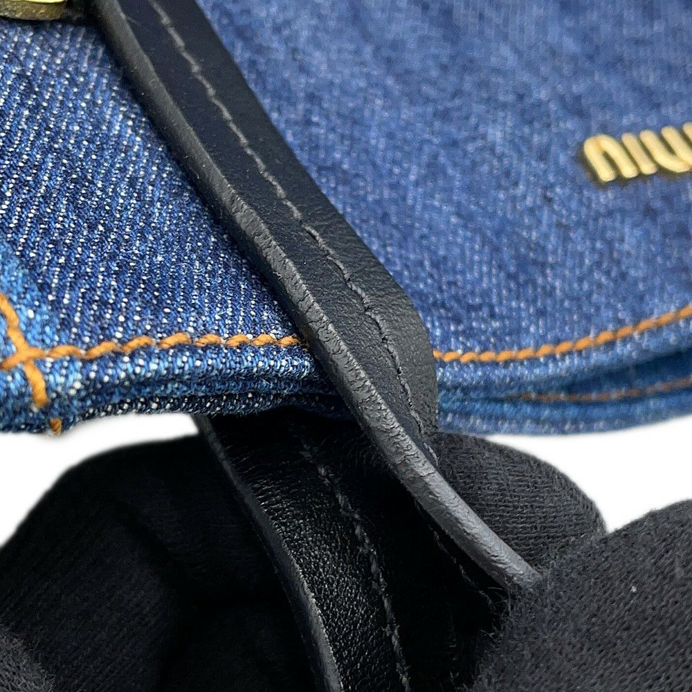 ミュウミュウ トートバッグ デニム 5BG024 MIUMIU