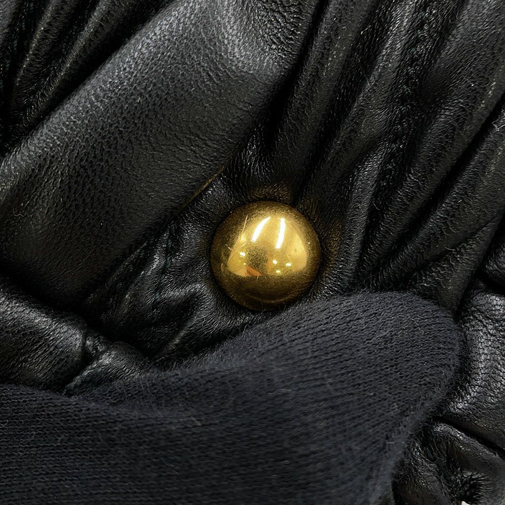 ミュウミュウ ハンドバッグ マテラッセ レザー RL0055 MIUMIU 2way 黒