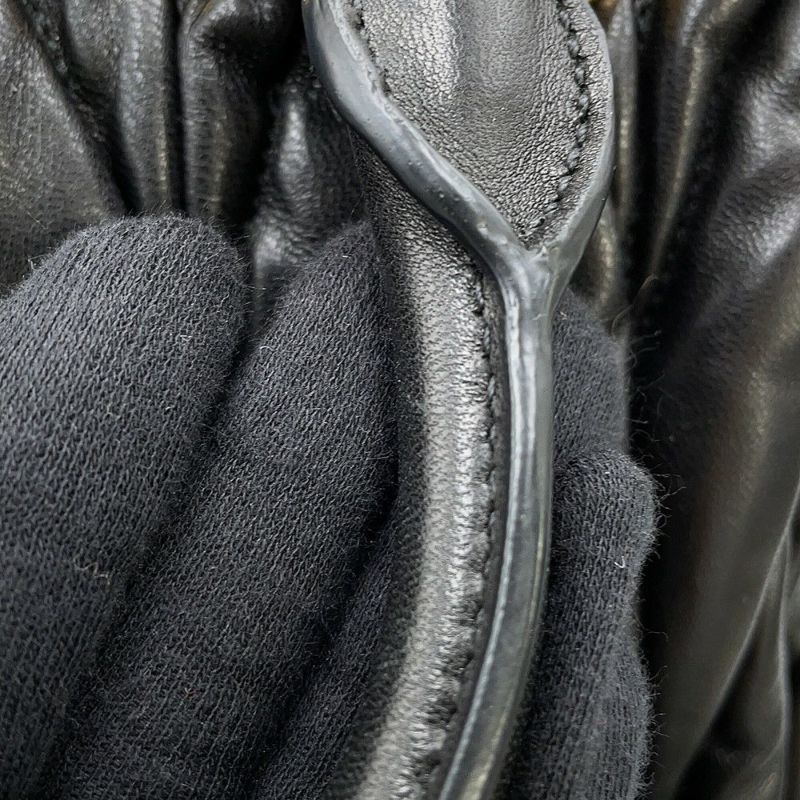 ミュウミュウ ハンドバッグ マテラッセ レザー RL0055 MIUMIU 2way 黒