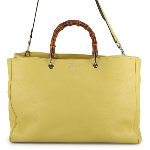 グッチ トートバッグ バンブー ショッパー ラージ レザー 323658 GUCCI 2way