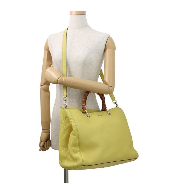 グッチ トートバッグ バンブー ショッパー ラージ レザー 323658 GUCCI 2way