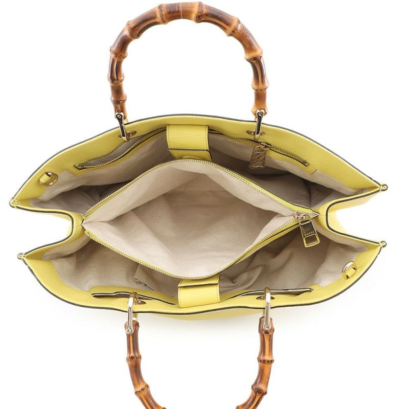 グッチ トートバッグ バンブー ショッパー ラージ レザー 323658 GUCCI 2way