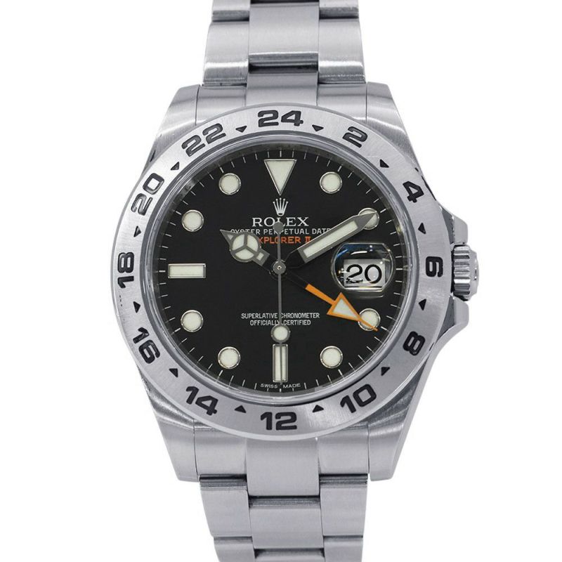 ロレックス エクスプローラー2 ランダムシリアル ルーレット 216570 ROLEX 腕時計 ウォッチ 黒文字盤
