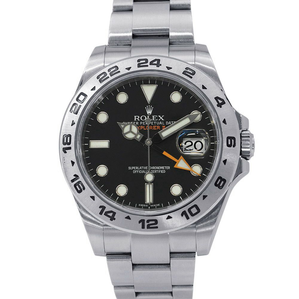ロレックス エクスプローラー2 ランダムシリアル ルーレット 216570 ROLEX 腕時計 ウォッチ 黒文字盤