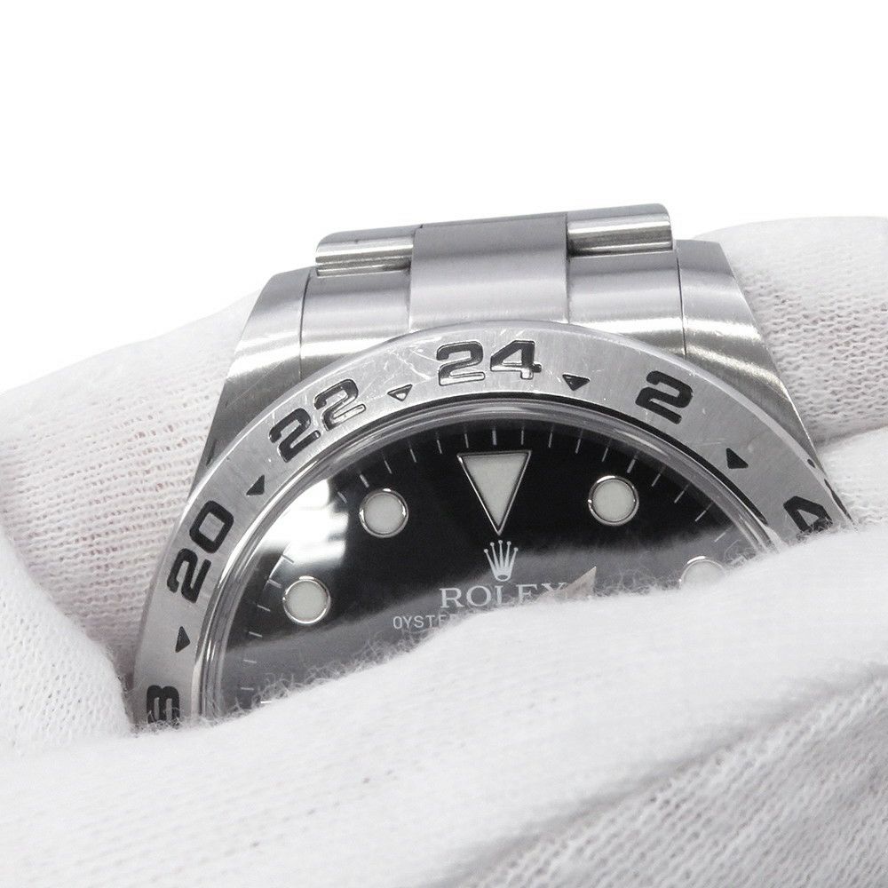 ロレックス エクスプローラー2 ランダムシリアル ルーレット 216570 ROLEX 腕時計 ウォッチ 黒文字盤
