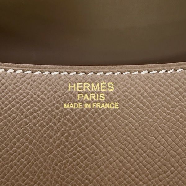 エルメス ショルダーバッグ コンスタンス24 ミロワール エトゥープ/マットゴールド金具 エプソン K刻印