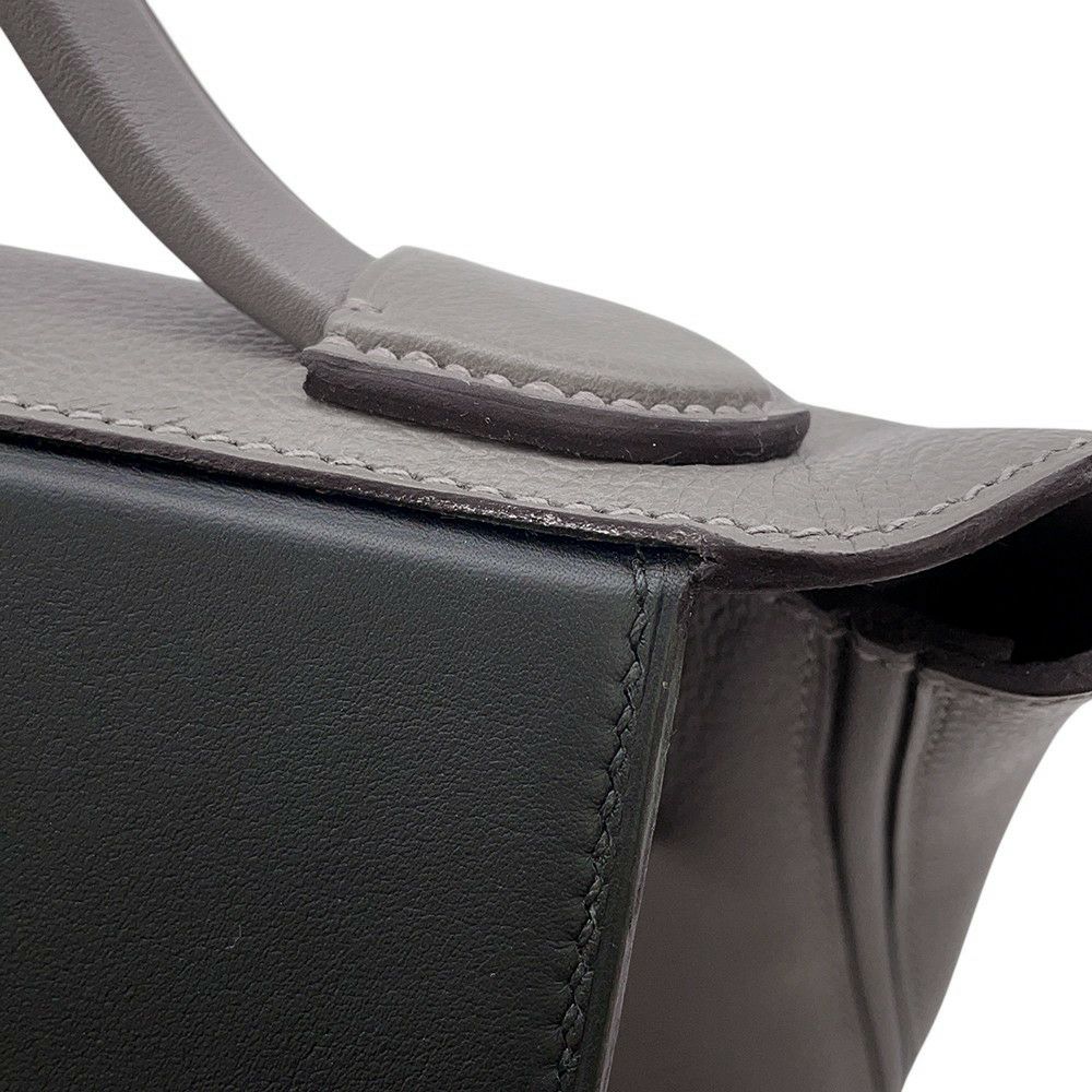 エルメス 24/24 サック ヴァンキャトル ミニ  グリメイヤー/ブラック/シルバー金具 エバーカラー/スイフト W刻印 2wayショルダー 黒