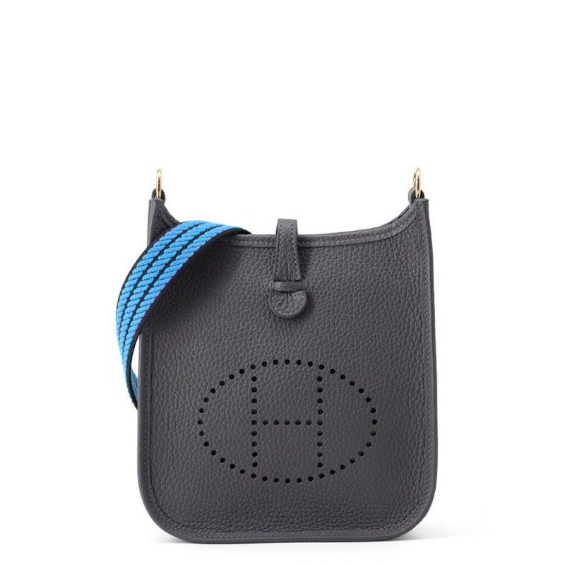 エルメス エブリンTPM アマゾン 111cm サングル コルダージュ アルドワーズ/ブルーイドラ/シャンパンゴールド金具 トリヨンクレマンス W刻印