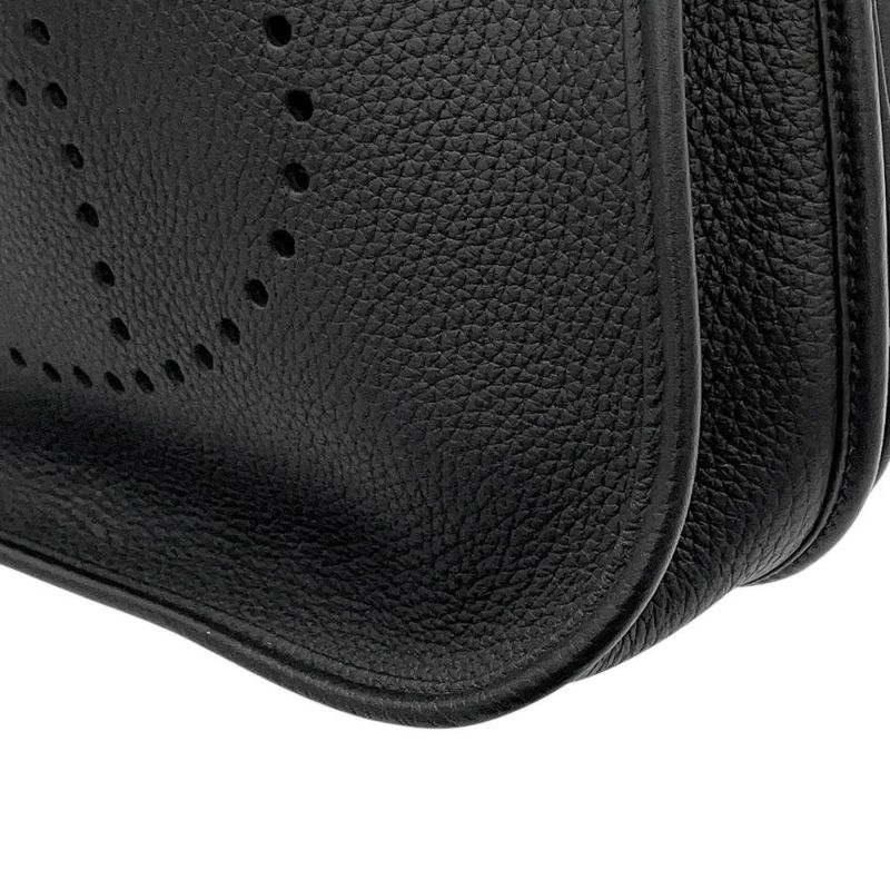 エルメス ショルダーバッグ エブリン3 PM  ブラック/ゴールド金具 トリヨンクレマンス W刻印 黒