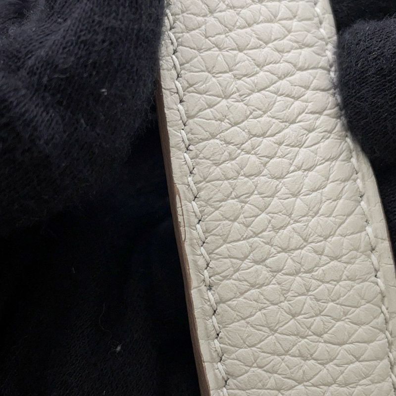 エルメス ハンドバッグ ピコタンロックMM ベトン/シルバー金具 トリヨンクレマンス U刻印