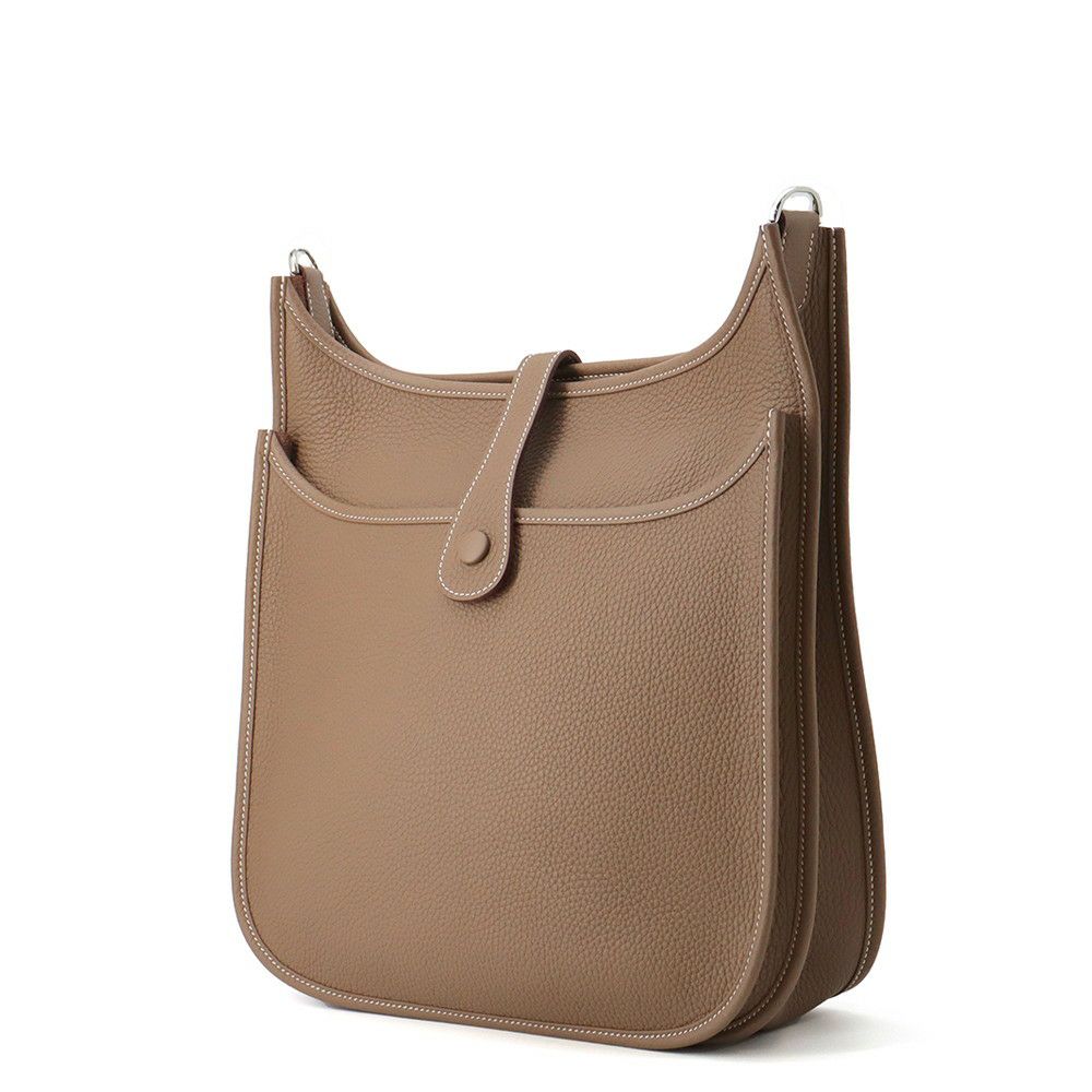 エルメス ショルダーバッグ エブリン3 GM エトゥープ/シルバー金具 トリヨンクレマンス K刻印