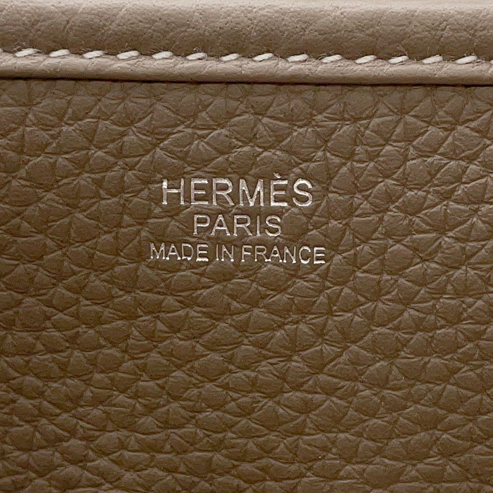 エルメス ショルダーバッグ エブリン3 GM エトゥープ/シルバー金具 トリヨンクレマンス K刻印