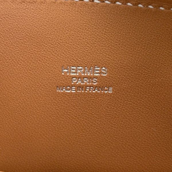 エルメス ボリード1923 ミニ ゴールド/シルバー金具 エバーカラー K刻印 HERMES 2wayショルダー