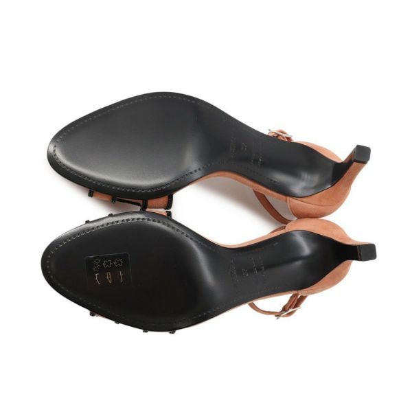 エルメス サンダル プルミエール スエード レディースサイズ37 HERMES ヒール 靴