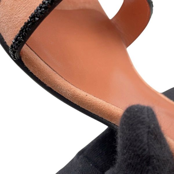 エルメス サンダル プルミエール スエード レディースサイズ37 HERMES ヒール 靴