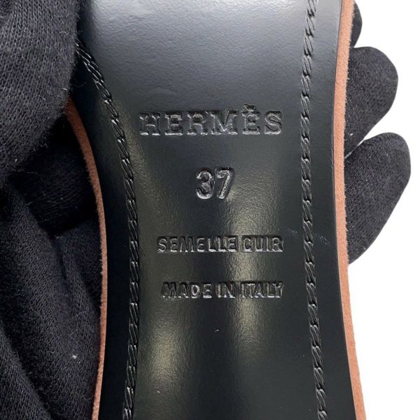 エルメス サンダル プルミエール スエード レディースサイズ37 HERMES ヒール 靴