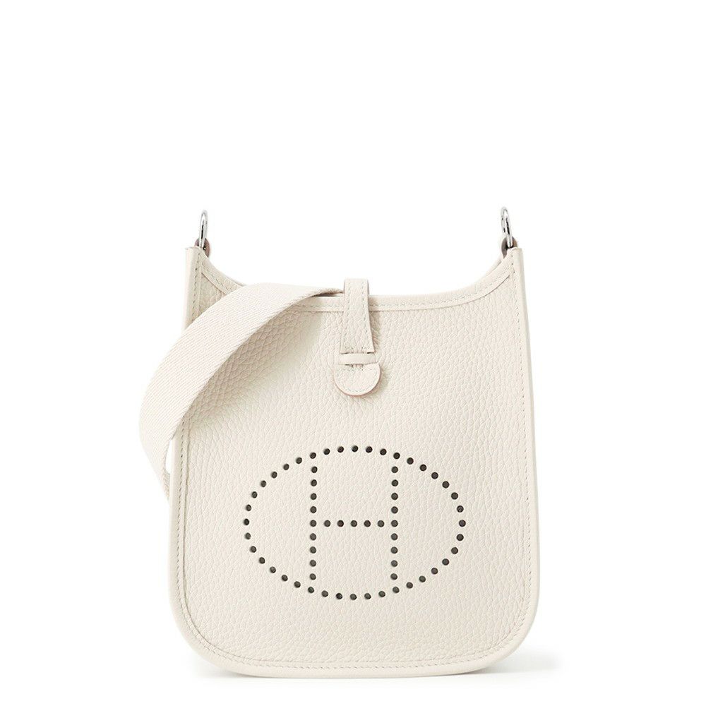 エルメス エブリンTPM 111cm アマゾン ベトン/シルバー金具 トリヨンクレマンス K刻印