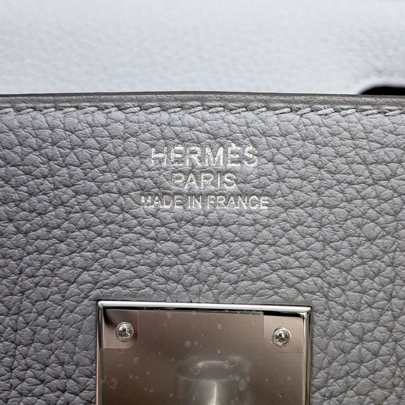 エルメス バーキン30 グリパンタン/シルバー金具 トゴ K刻印 HERMES Birkin ハンドバッグ