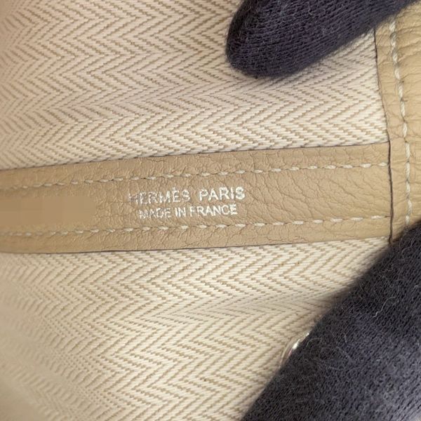 エルメス トートバッグ ガーデンパーティTPM トレンチ/シルバー金具 ネゴンダ K刻印