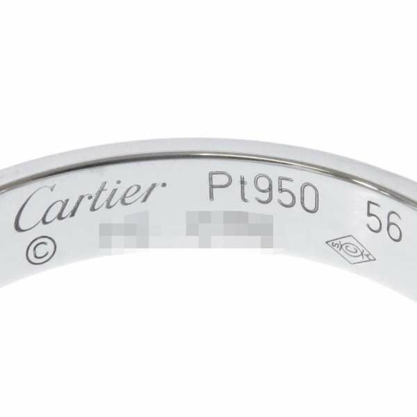 カルティエ リング ミニラブリング Pt950プラチナ リングサイズ56 B4085300 B4085356 Cartier ジュエリー 指輪