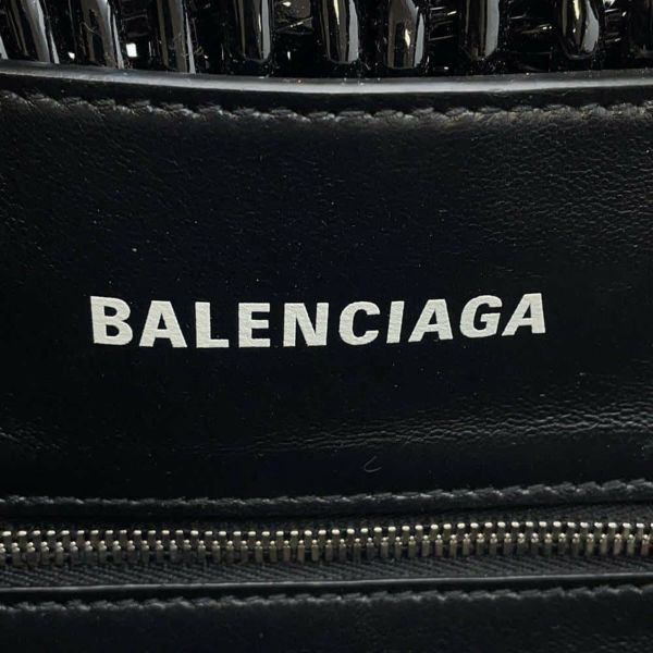 バレンシアガ ハンドバッグ ビストロ XS 671342 BALENCIAGA バッグ ショルダーバッグ バスケットバッグ 黒