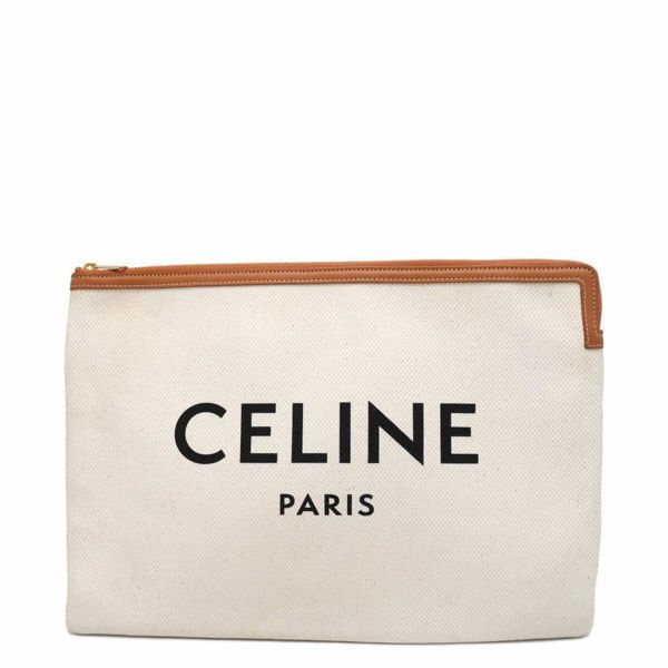 セリーヌ クラッチ バッグ ロゴ キャンバス CELINE バッグ セカンドバッグ