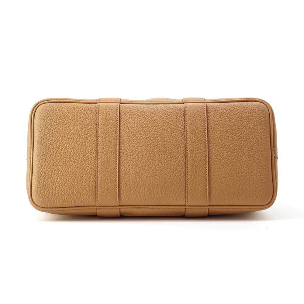 エルメス トートバッグ ガーデンパーティTPM ベージュ/チャイ/シルバー金具 トワルアッシュ/ネゴンダ B刻印