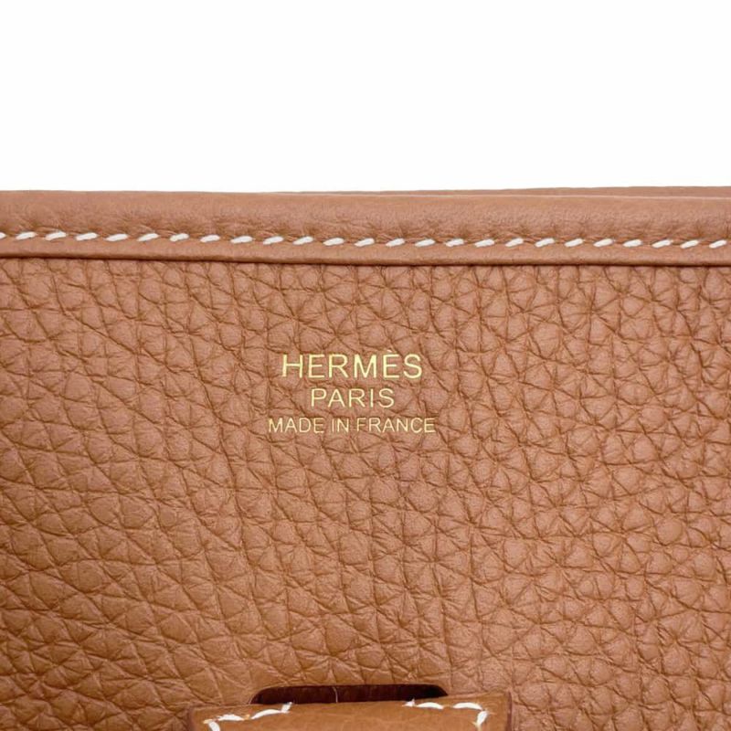 エルメス ショルダーバッグ エブリン3 PM ゴールド/シルバー金具 トリヨクレマンス U刻印