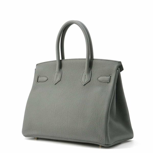 エルメス バーキン30 ヴェールアマンド/ゴールド金具 トゴ D刻印 HERMES Birkin ハンドバッグ