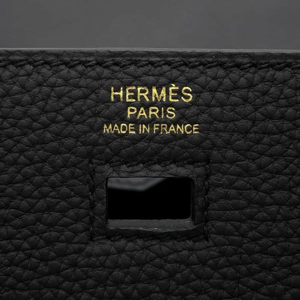 エルメス バーキン30 無秩序 ブラック/ゴールド金具 トゴ/スイフト B刻印 HERMES Birkin 黒