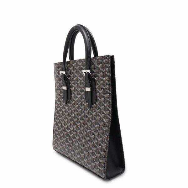 ゴヤール トートバッグ ヘリンボーン コモール PM PVC GOYARD バッグ 黒