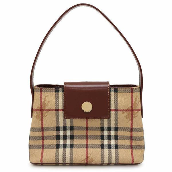 バーバリー ハンドバッグ チェック レザー BURBERRY バッグ