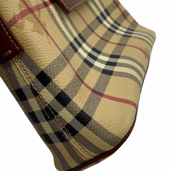 バーバリー ハンドバッグ チェック レザー BURBERRY バッグ