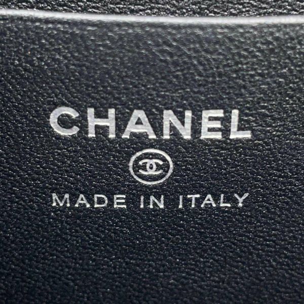 シャネル コインケース ココマーク マトラッセ スター ラムスキン AP3728 CHANEL 財布 コインパース 黒