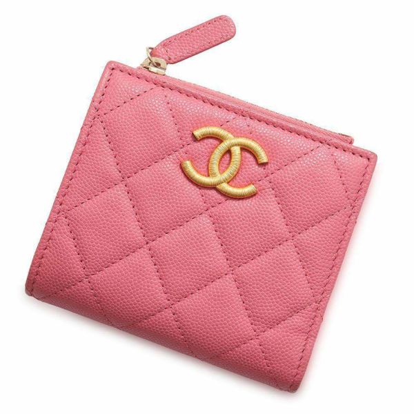 シャネル 二つ折り財布 ココマーク マトラッセ キャビアスキン AP3519 CHANEL 財布 安心保証 |  中古・新品ブランド販売ギャラリーレア公式通販