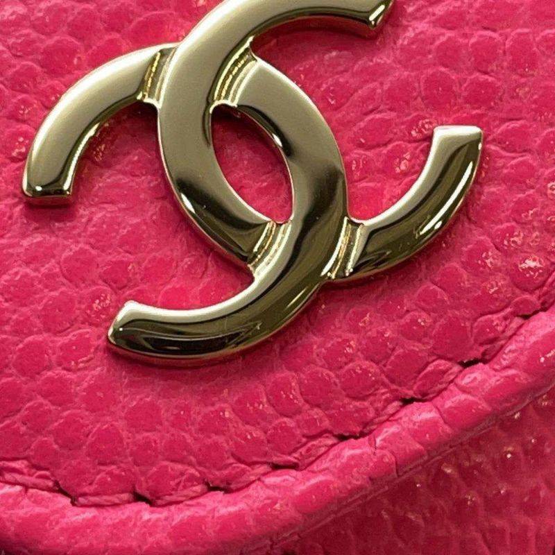 シャネル 三つ折り財布 マトラッセ ココマーク クラシック スモール フラップ ウォレット キャビアスキン AP0229 財布