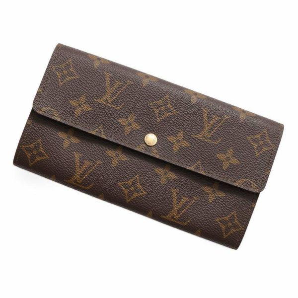 ルイヴィトン 長財布 モノグラム ポシェット ポルトモネ クレディ M61725 LOUIS VUITTON ヴィトン 財布