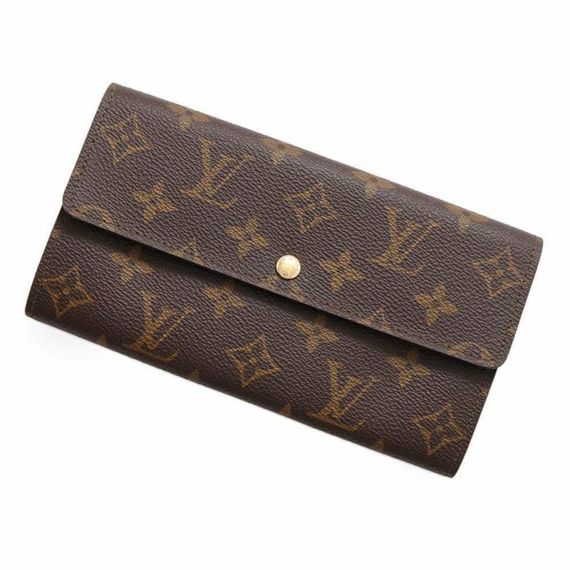 ルイヴィトン 長財布 モノグラム ポシェット ポルトモネ クレディ M61725 LOUIS VUITTON ヴィトン 財布