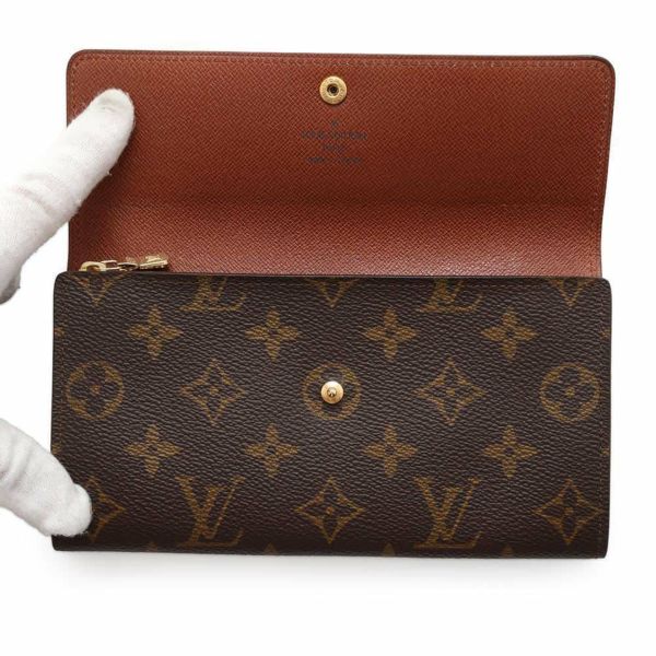 ルイヴィトン 長財布 モノグラム ポシェット ポルトモネ クレディ M61725 LOUIS VUITTON ヴィトン 財布