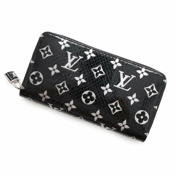 ルイヴィトン 長財布 モノグラム パイソン ジッピー・ウォレット N96955 LOUIS VUITTON 黒 ブラック 安心保証 |  中古・新品ブランド販売ギャラリーレア公式通販