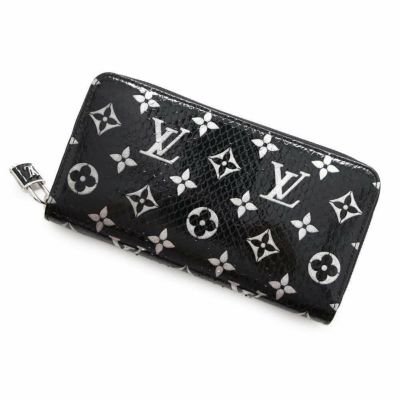 ルイヴィトン 長財布 モノグラム パイソン ジッピー・ウォレット N96955 LOUIS VUITTON 黒 ブラック 安心保証 |  中古・新品ブランド販売ギャラリーレア公式通販