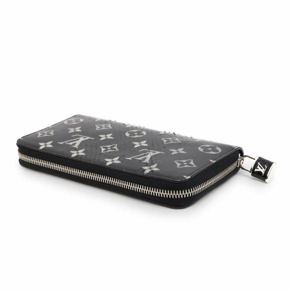 ルイヴィトン 長財布 モノグラム パイソン ジッピー・ウォレット N96955 LOUIS VUITTON 黒 ブラック