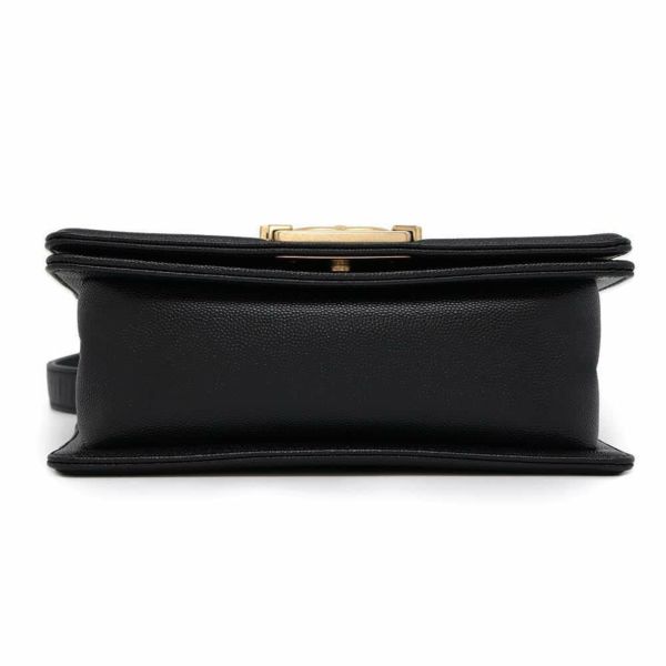 シャネル チェーンショルダーバッグ ボーイシャネル スモール マトラッセ ココマーク A67085 CHANEL 黒