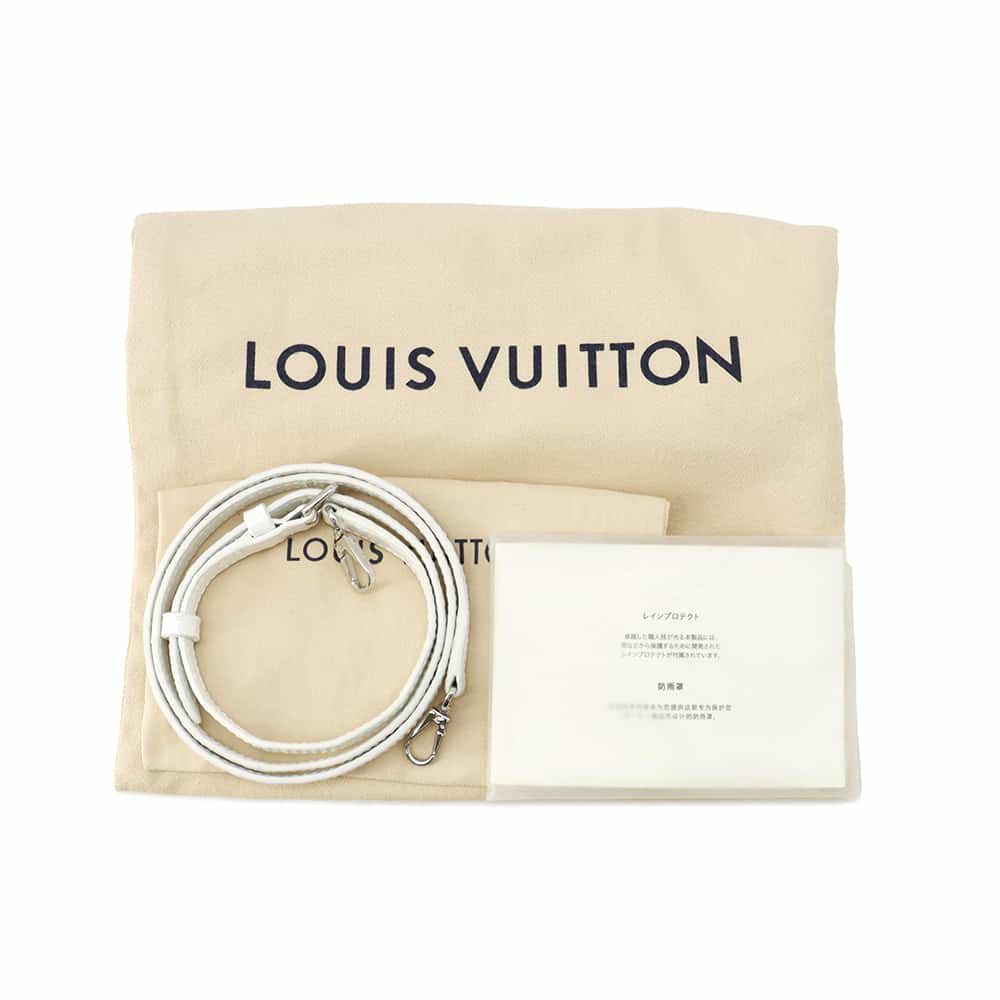 ルイヴィトン ハンドバッグ アリゲーター カプシーヌMINI N93701 LOUIS VUITTON 2wayショルダーバッグ 白 ホワイト