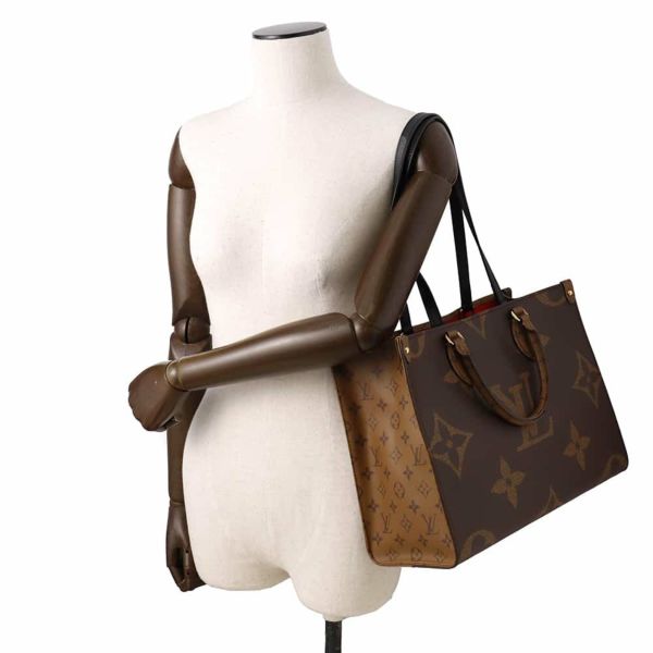 ルイヴィトン トートバッグ モノグラム・リバース ジャイアント オンザゴーMM M45321 LOUIS VUITTON ハンドバッグ