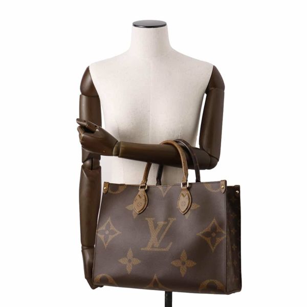 ルイヴィトン トートバッグ モノグラム・リバース ジャイアント オンザゴーMM M45321 LOUIS VUITTON ハンドバッグ